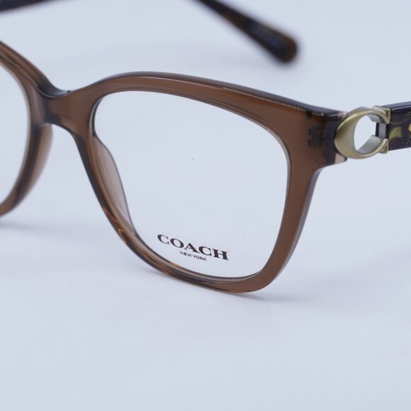 🕶️ New Coach HC6120 5035 Eyeglasses - Brown Frame 52mm - Picture 10 of 11